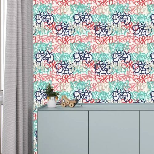 Tapete Jugendliche Wand