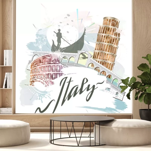 Sticker Sehenswürdigkeiten Von Italien