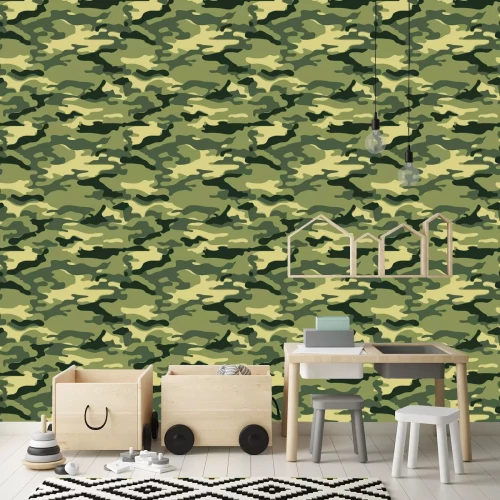 Tapete Muster in Tarnfarben Tarnung