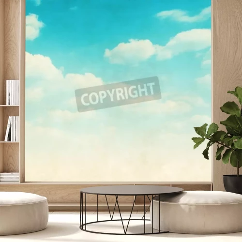 Fototapete Himmel im Retro-Stil