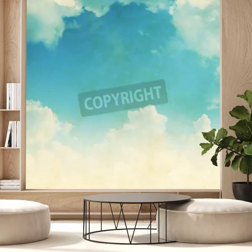 Fototapete Gealtertes Himmelmotiv