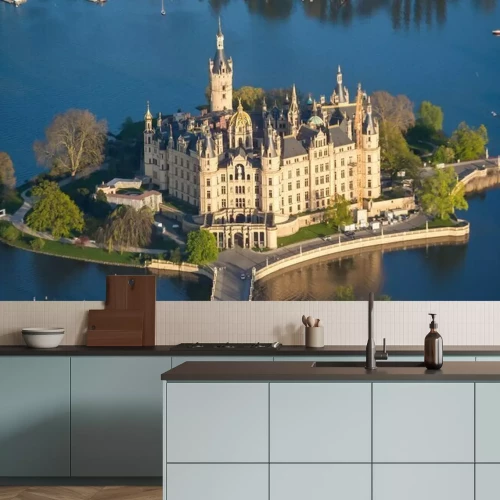 Fototapete Fabelhaftes Schweriner Schloss