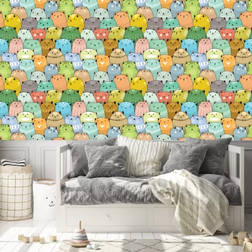 Tapete Kätzchen in Pullovern