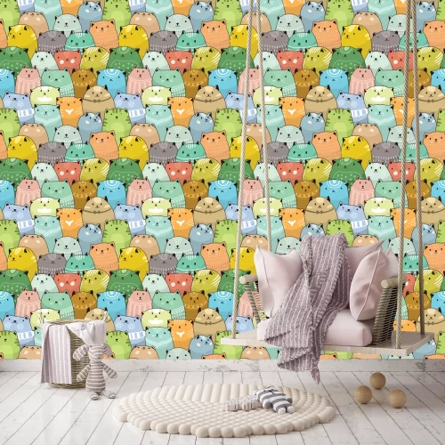 Tapete Kätzchen in Pullovern