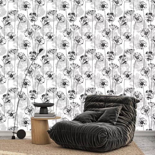 Tapete Handgezeichneten floralen Hintergrund.