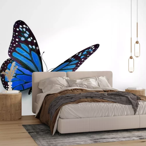 Sticker Schmetterling mit erhobenen Flügeln