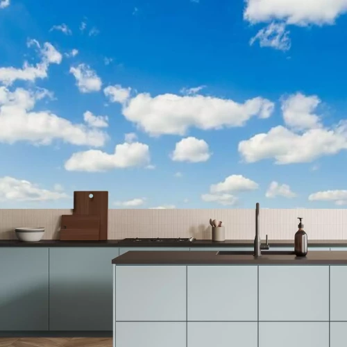 Fototapete Panorama des blauen Himmels