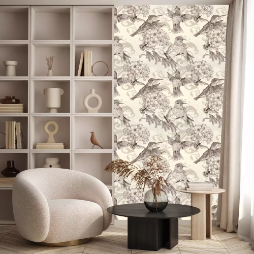 Tapete Rustikales Naturdesign