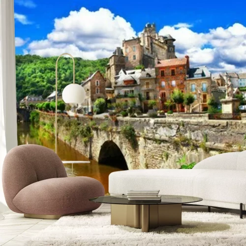 Fototapete Historisches Schloss in Frankreich