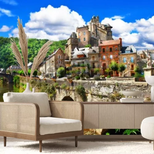 Fototapete Historisches Schloss in Frankreich