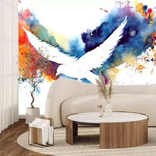 Sticker Silhouette des Vogels