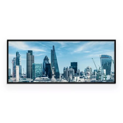 Poster London-Panorama mit Wolkenkratzern