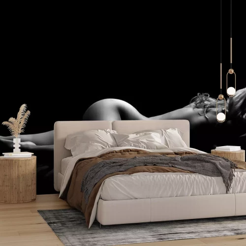 Fototapete Akt einer liegenden Frau