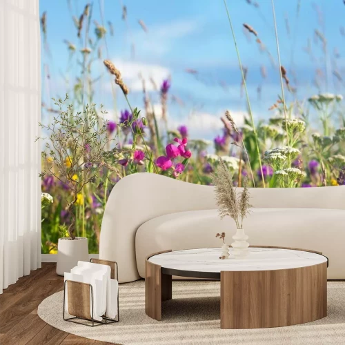 Fototapete Wiesenblumen 3D