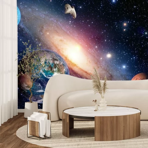 Fototapete 3D-Weltraumansicht