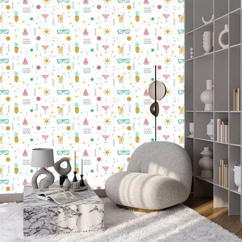 Tapete Sommer Muster