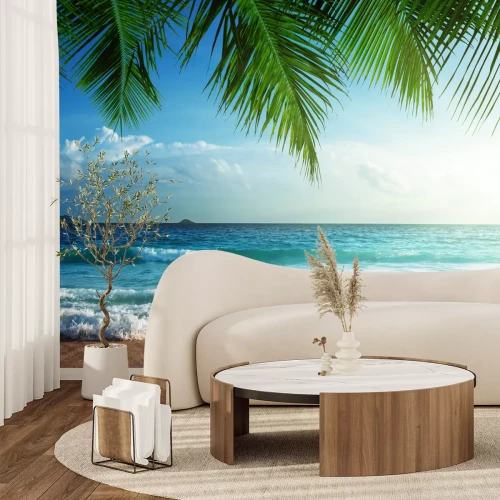 Fototapete Tropen und Wellen auf See