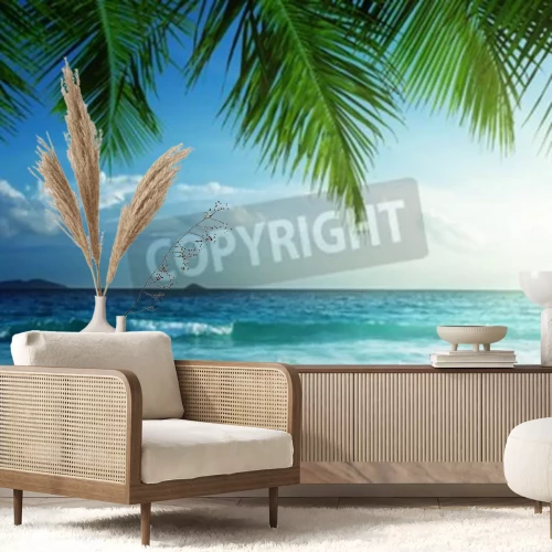 Fototapete Tropen und Wellen auf See