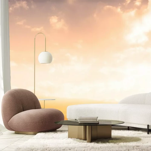 Fototapete Lichtmuster mit Wolken