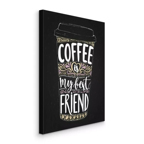 Bild Kaffeetasse im Vintage-Poster-Stil