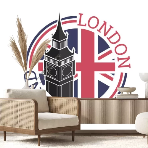 Sticker Modernes Land u. Stadt-Abzeichen - London