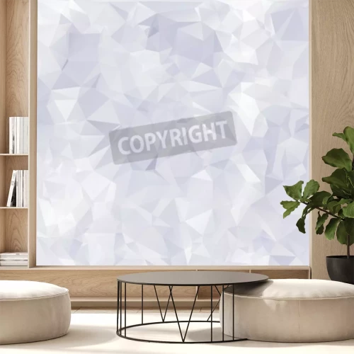 Fototapete Mosaik 3D aus Polygonen