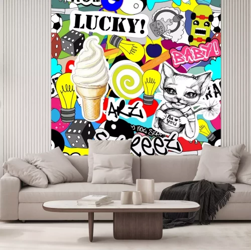 Sticker Bunte Aufkleber