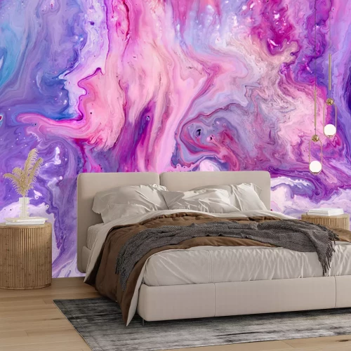 Fototapete Rosa und lila Pastell Marmor