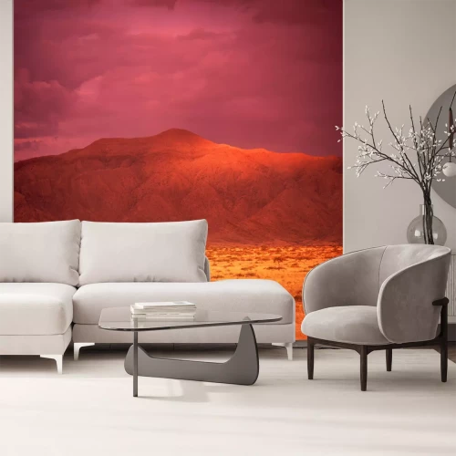 Fototapete Landschaft in orange Tönen