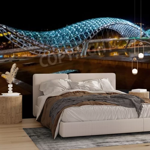 Fototapete Räumliche Architektur in der Geometrie