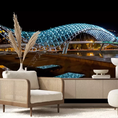 Fototapete Räumliche Architektur in der Geometrie