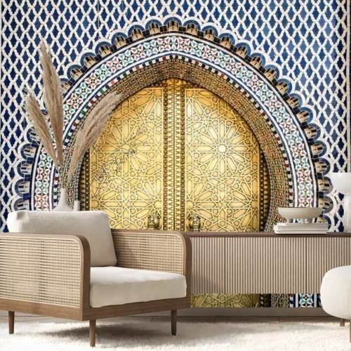 Fototapete Orientalischer Eingang zum Tempel