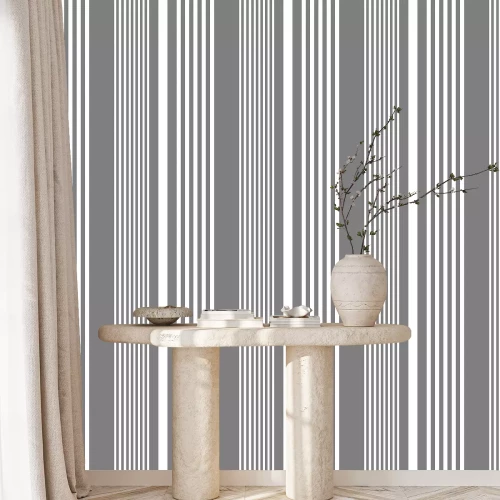 Tapete Motiv schwarz-weiß mit Streifen