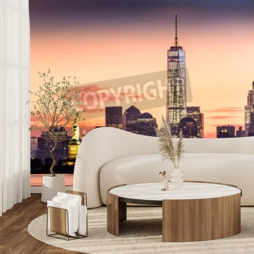 Fototapete Sonnenaufgang in Manhattan