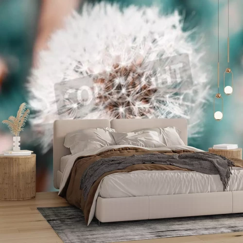 Fototapete Nahaufnahme einer Pusteblume