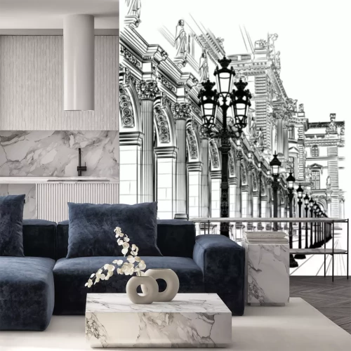 Sticker Paris : Klassische Architektur