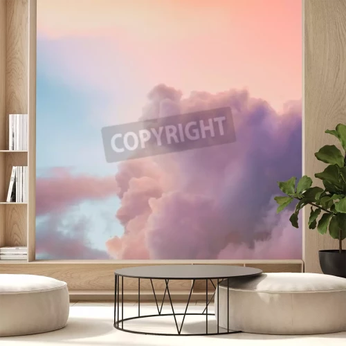 Fototapete Himmel in Pastellnuancen