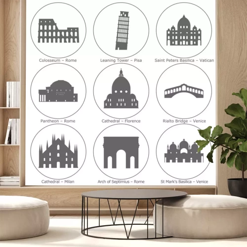 Sticker Sehenswürdigkeiten von Italien (Teil 1)