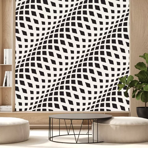 Fototapete Muster 3D mit Welle