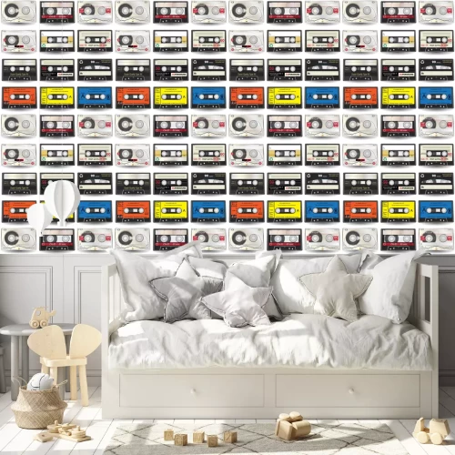 Tapete Cassette Icons