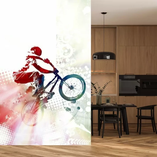 Sticker Extremsport, bmx Fahrer.