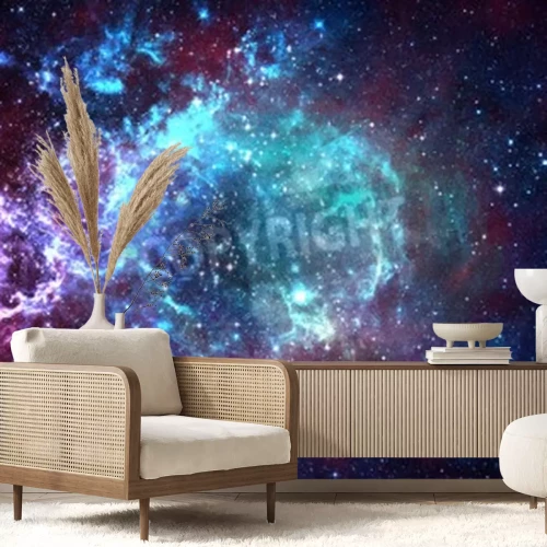 Fototapete Bunte Galaxie