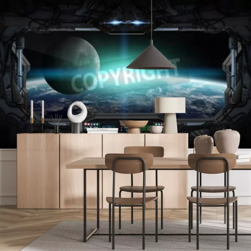 Fototapete Blick auf Erde