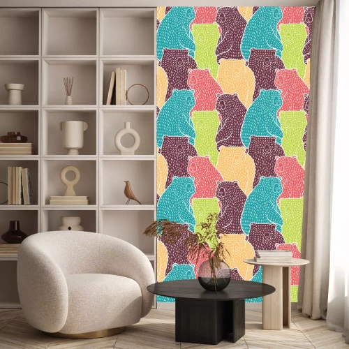 Tapete Bären nahtlose Muster