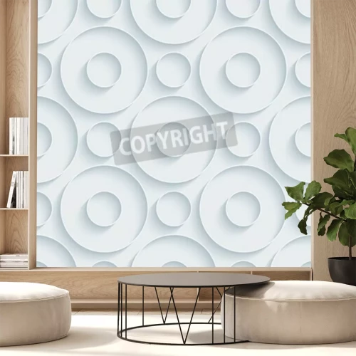 Fototapete 3D Kreise