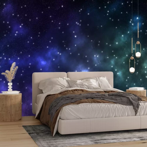 Sticker Weltraum in zwei tiefen Farben