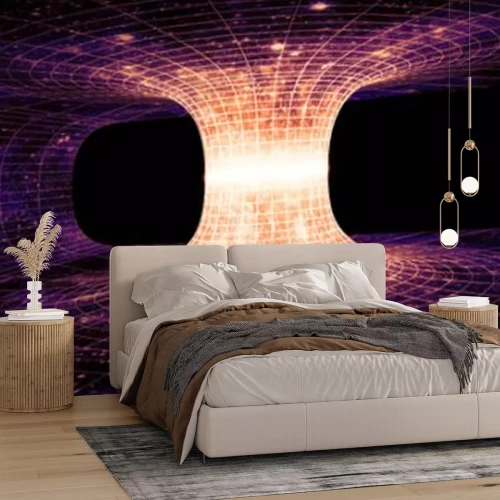 Fototapete Dreidimensionale Einstein-Rosen-Brücke