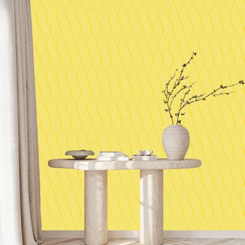 Tapete Nahtlose gestreiften gelben geometrischen Muster.