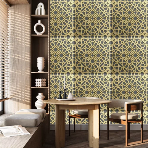 Tapete Nahtlose islamischen Muster 3d. Traditionelle arabische Design-Element.