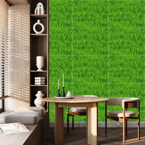 Tapete Frisch gewachsenes Gras